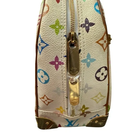 Louis Vuitton White Multicolor murakami Trouville PM - Picture 5 of 16